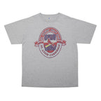 MLB Mens Grey St Louis Cardinals Graphic T-Shirt L Short Sleeve Crew Neck