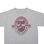 MLB Mens Grey St Louis Cardinals Graphic T-Shirt L Short Sleeve Crew Neck