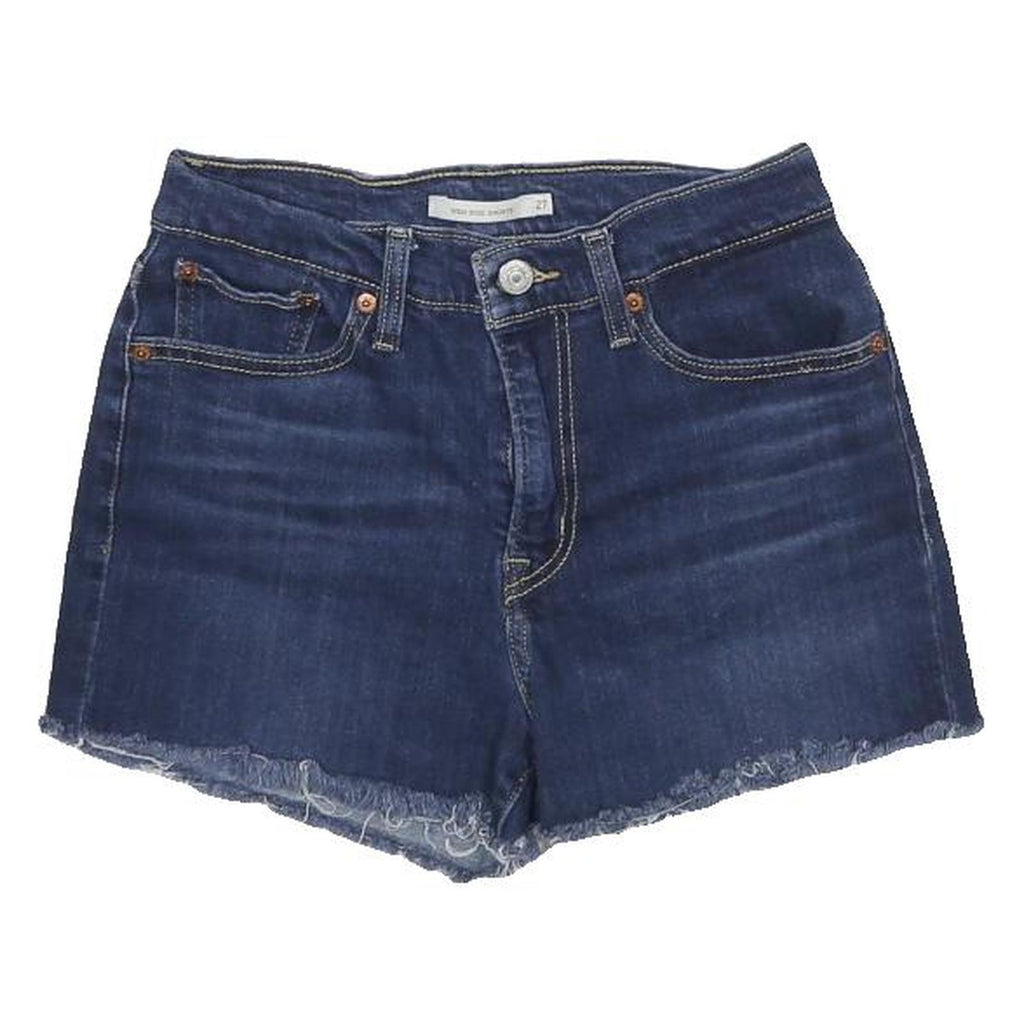 LEVI'S Womens Denim Blue Cut-Off Shorts S W27 Casual Summer Blue Jean