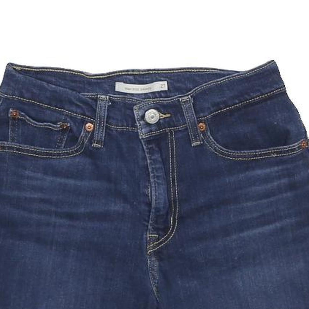 LEVI'S Womens Denim Blue Cut-Off Shorts S W27 Casual Summer Blue Jean