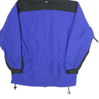SIERRA DESIGNS Mens Blue & Black Outdoor Jacket M Polyester Zip Hooded Regular