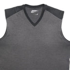 NIKE Mens Grey V-Neck Golf Sleeveless Sweatshirt XL Lightweight Pullover