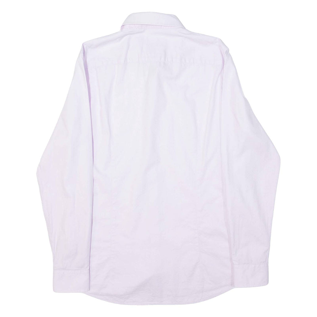 JOOP Slim Fit Mens Plain Shirt Pink Long Sleeve L