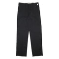 DICKIES Mens Regular Black Trousers W38 L39 Cotton Blend Zip Fasten