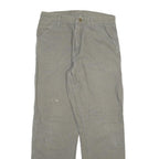 CARHARTT Mens Regular Fit Straight Cotton Blend Workwear W30 L31 Durable Zip