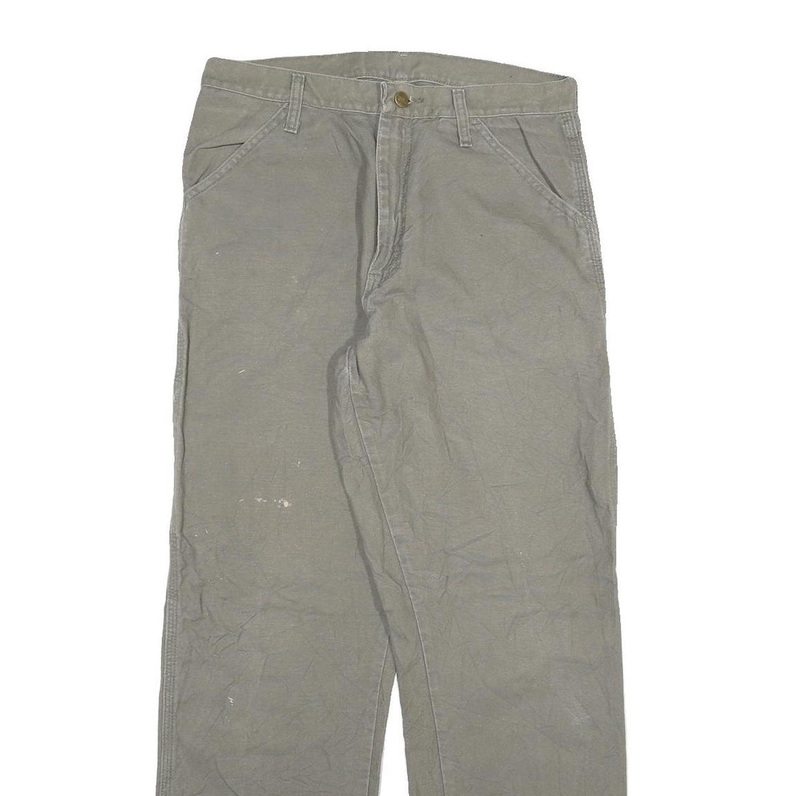 CARHARTT Mens Regular Fit Straight Cotton Blend Workwear W30 L31 Durable Zip