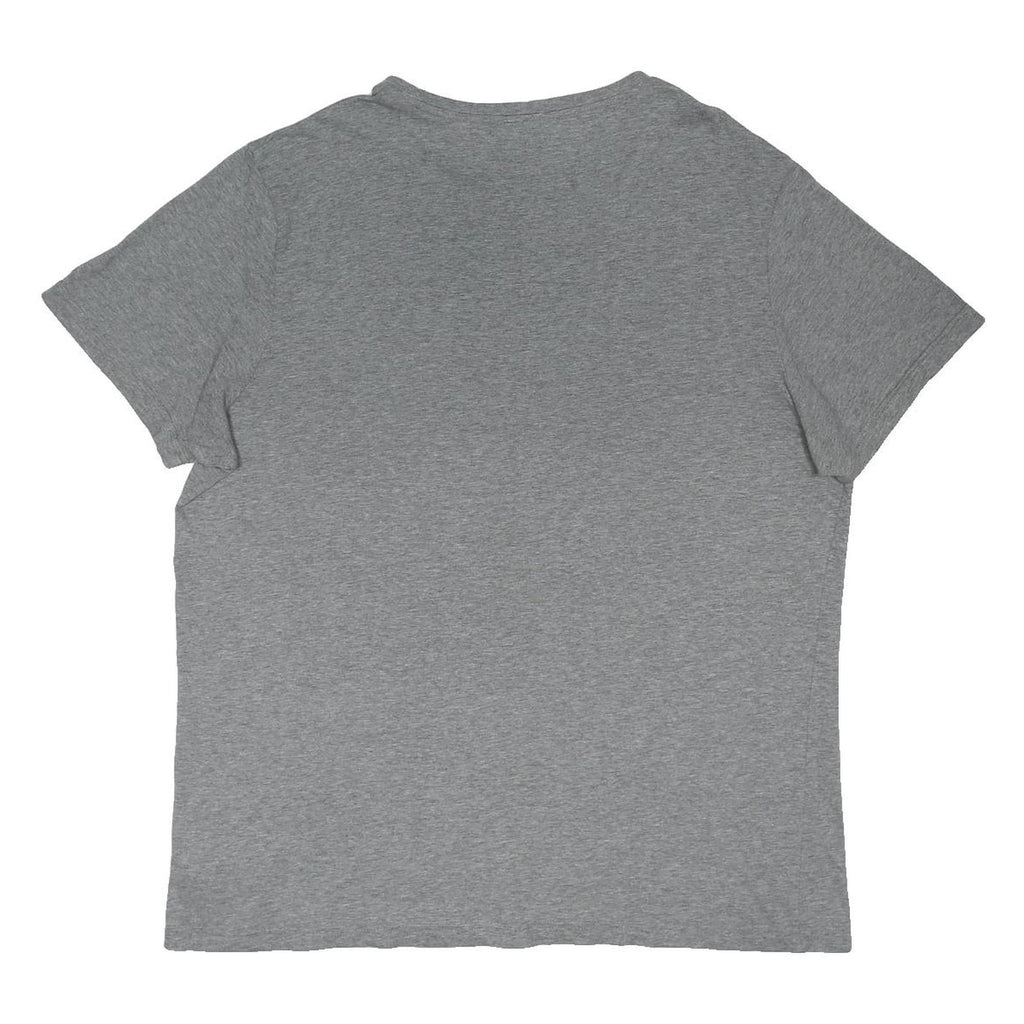 PUMA Womens Grey Cotton Blend Graphic T-Shirt 2XL Short Sleeve Crew Neck Casual