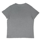 PUMA Womens Grey Cotton Blend Graphic T-Shirt 2XL Short Sleeve Crew Neck Casual