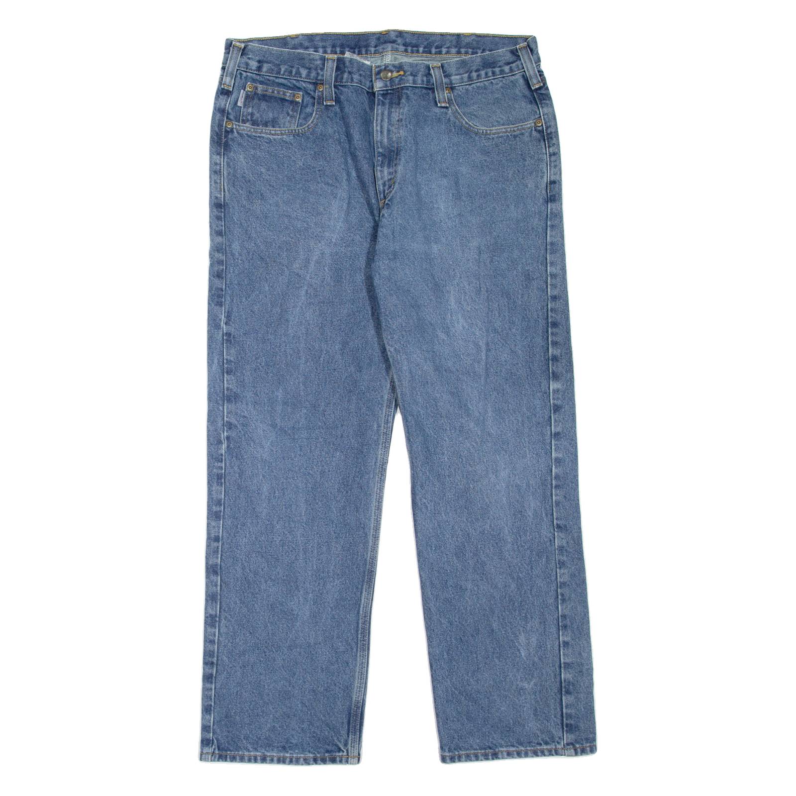 CARHARTT Workwear Mens Jeans Blue Regular Straight W38 L30
