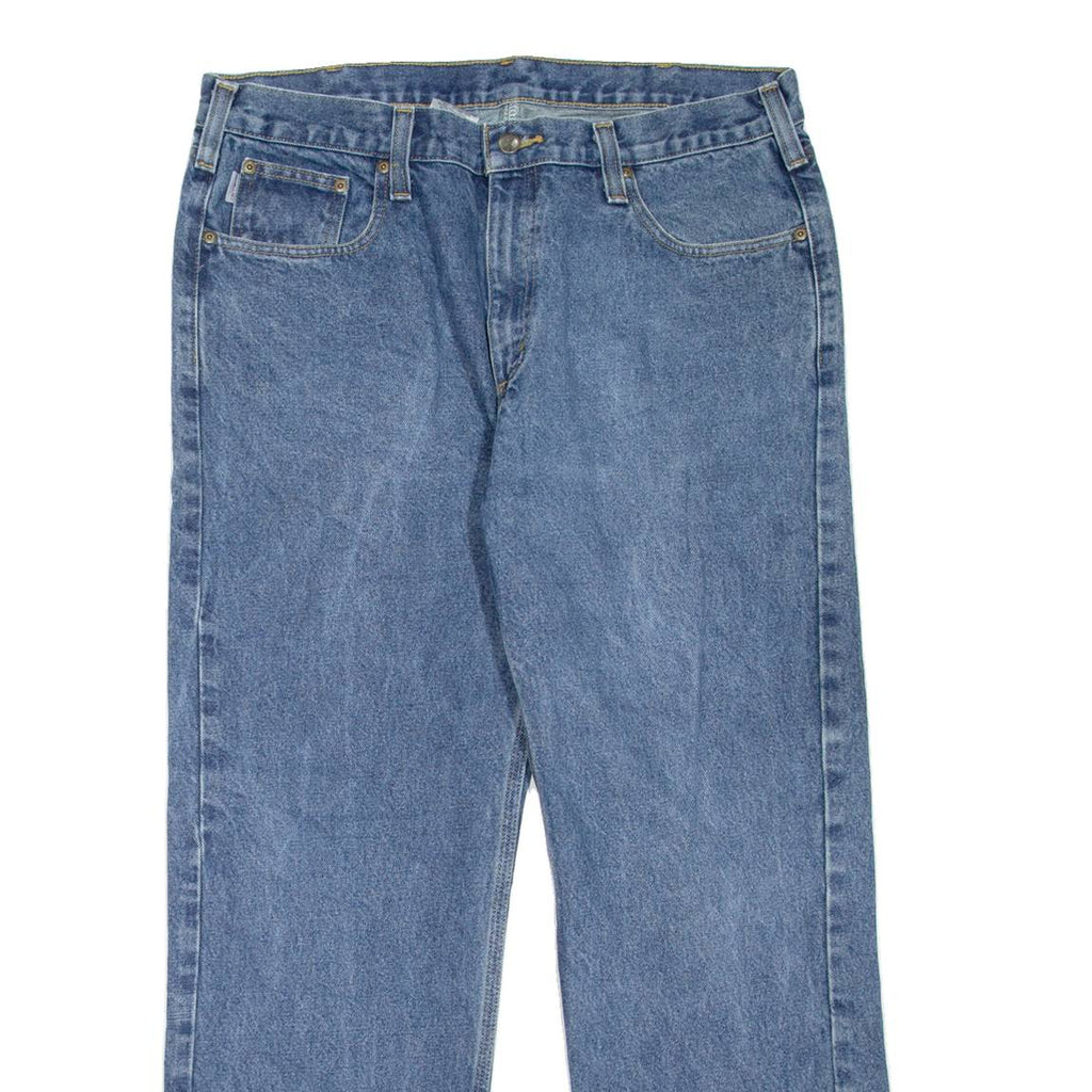 CARHARTT Workwear Mens Jeans Blue Regular Straight W38 L30