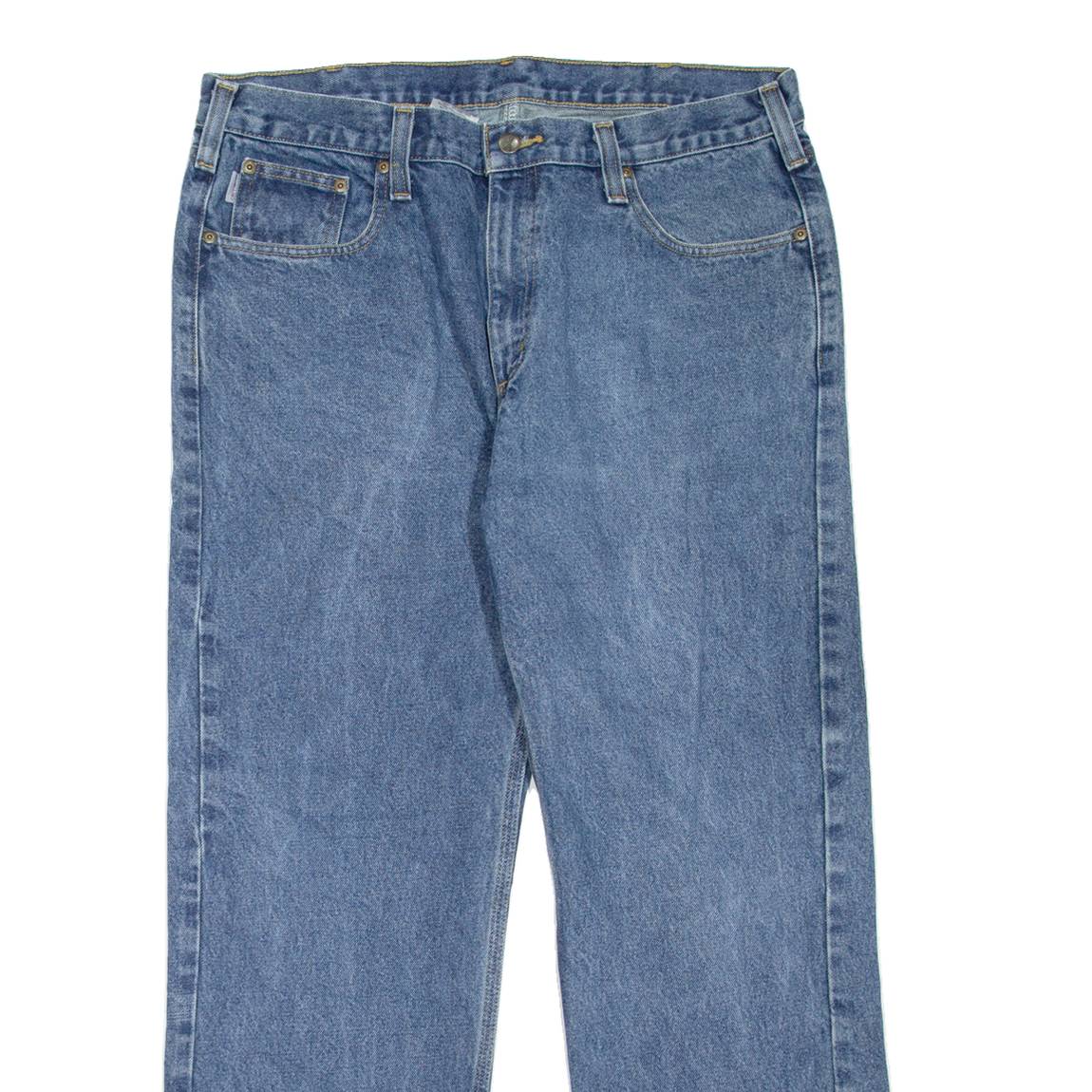 CARHARTT Workwear Mens Jeans Blue Regular Straight W38 L30