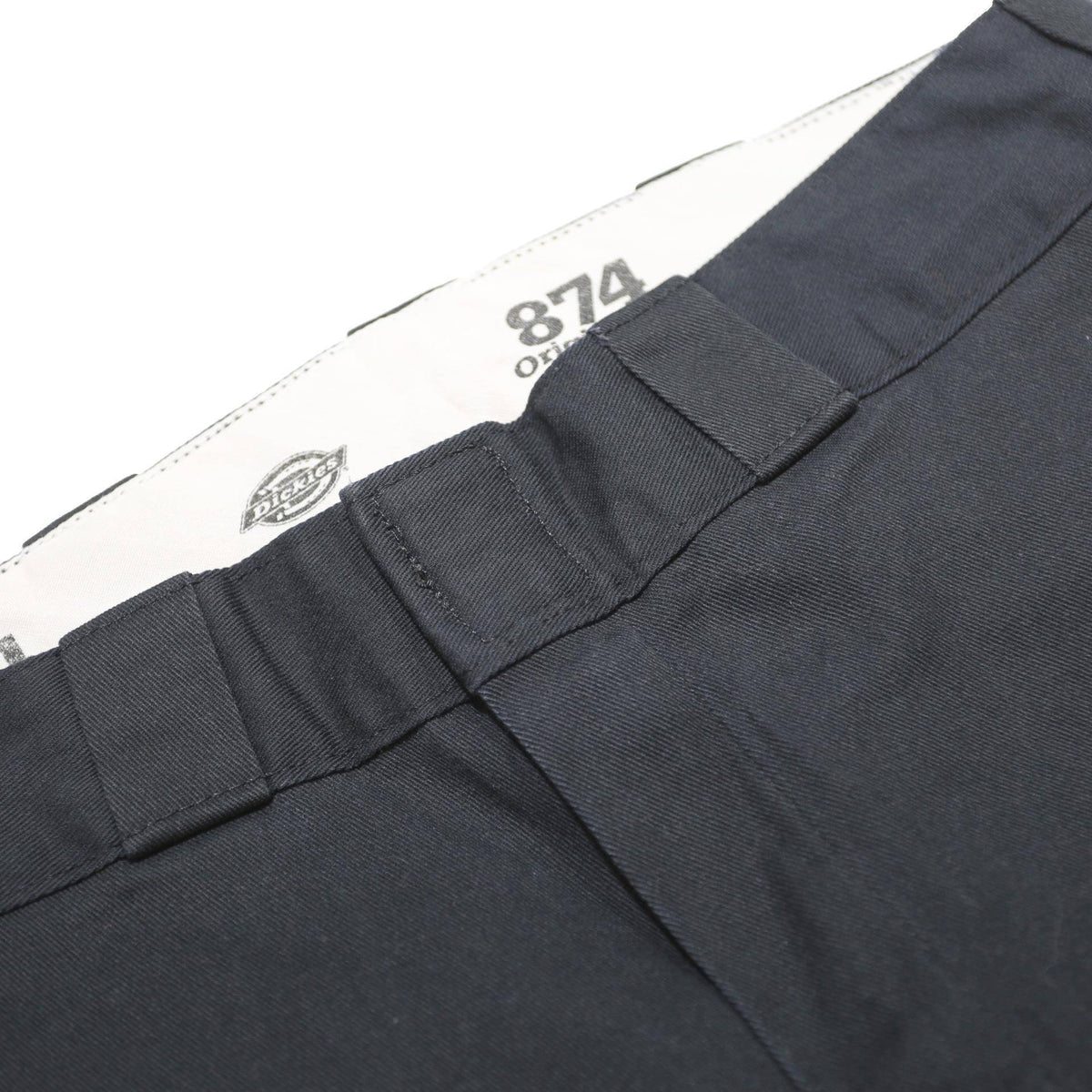 DICKIES Mens Regular Fit Black Cotton Blend Trousers W32 L30 Workwear Zip