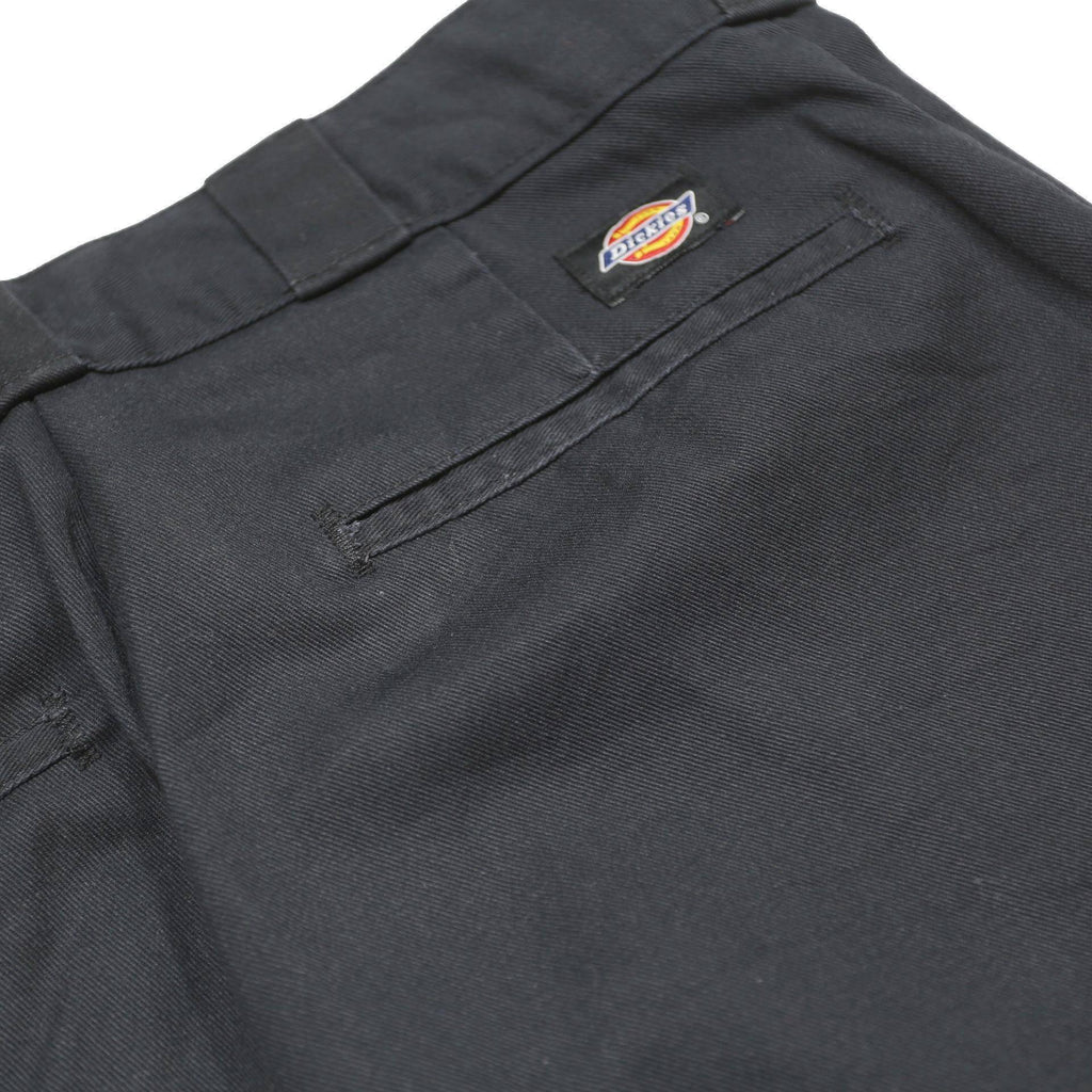 DICKIES Mens Regular Fit Black Cotton Blend Trousers W32 L30 Workwear Zip