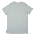 NIKE Womens Light Blue Cotton Blend T-Shirt Dress Casual Short Sleeve M