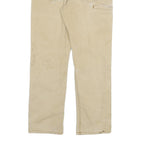 CARHARTT Mens Cotton Blend Beige Regular Fit Straight Leg Trousers W30 L30