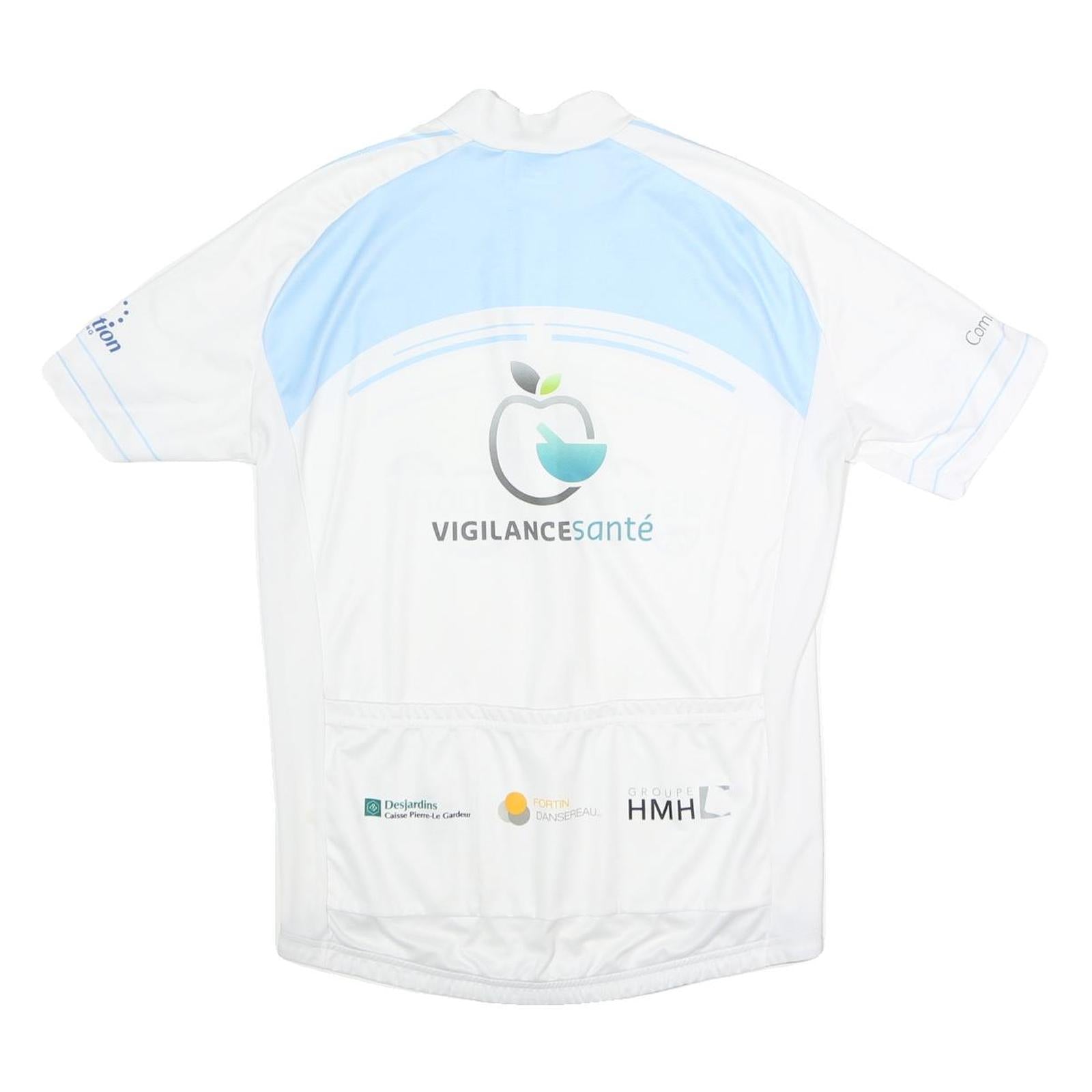 BICYCLE LINE Mens White & Blue Esprit Sportif Graphic T-Shirt XL Short Sleeve