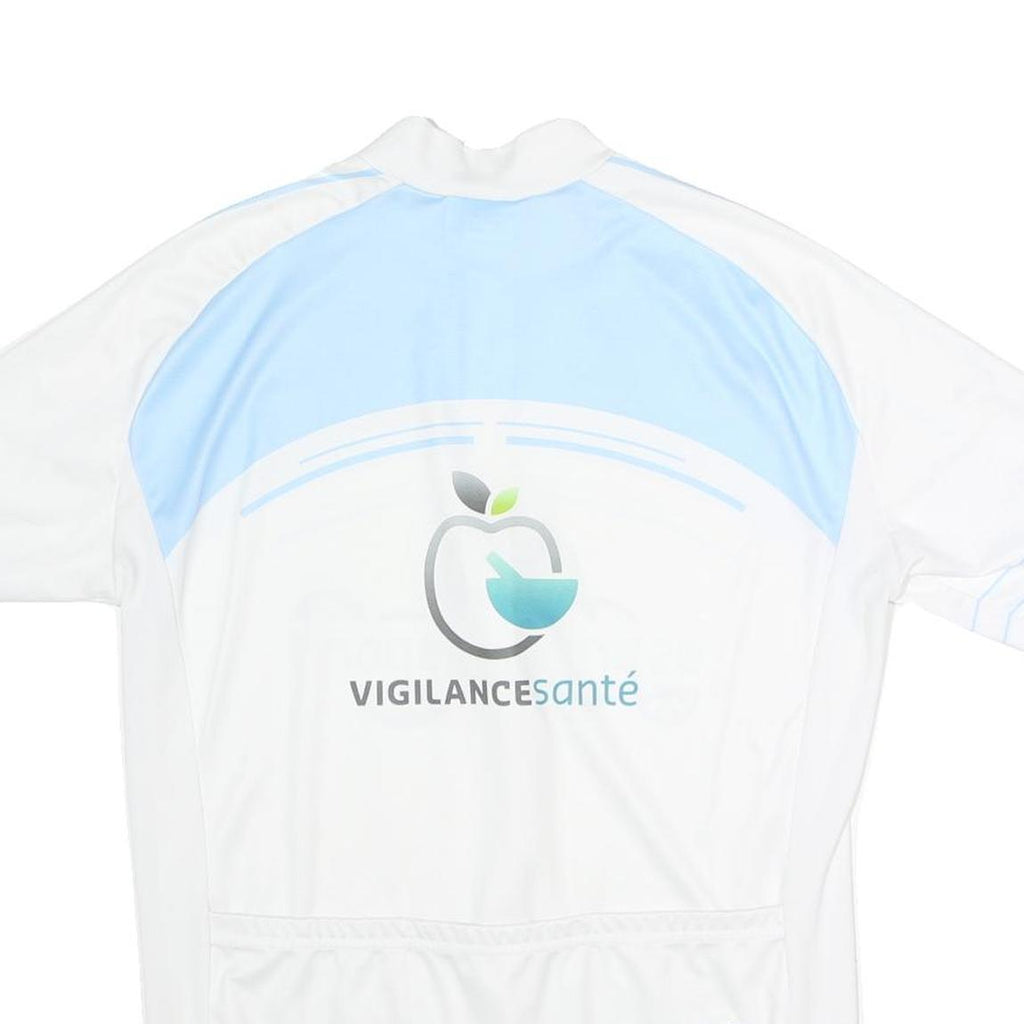 BICYCLE LINE Mens White & Blue Esprit Sportif Graphic T-Shirt XL Short Sleeve