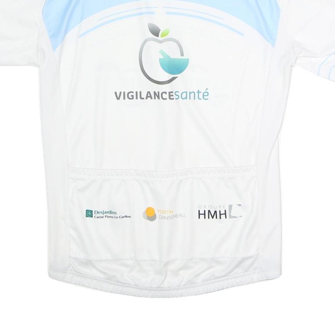 BICYCLE LINE Mens White & Blue Esprit Sportif Graphic T-Shirt XL Short Sleeve