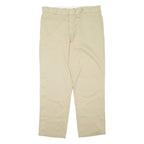 DICKIES Mens Trousers Beige Regular Tapered W40 L32