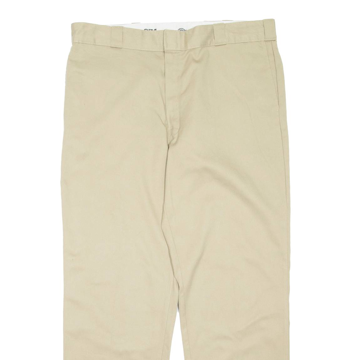DICKIES Mens Trousers Beige Regular Tapered W40 L32