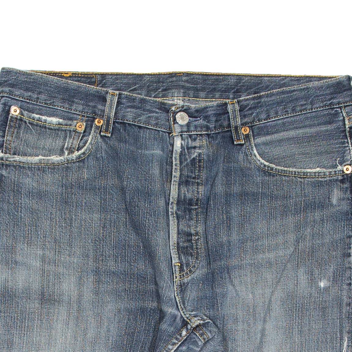 LEVI'S Womens Denim Shorts Blue L W34