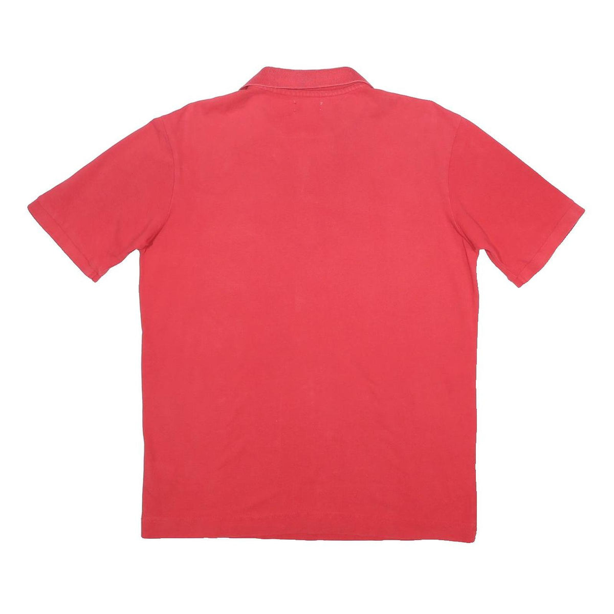 KAPPA Mens Red Polo Shirt Short Sleeve Plain L Cotton Jersey Casual Button