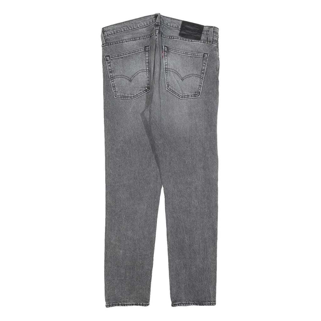 LEVI'S 510 Big E Mens Slim Jeans Grey Denim W33 L30 Zip Closure Stylish Fit