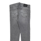 LEVI'S 510 Big E Mens Slim Jeans Grey Denim W33 L30 Zip Closure Stylish Fit