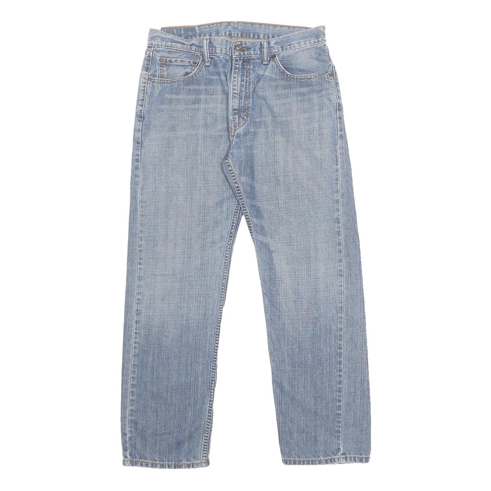 LEVI'S 505 Mens Jeans Blue Regular Straight Denim Medium W33 L30 Classic Fit