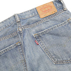 LEVI'S 505 Mens Jeans Blue Regular Straight Denim Medium W33 L30 Classic Fit