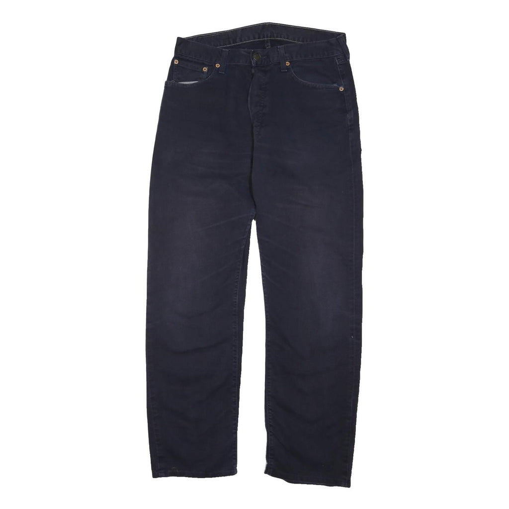 LEVI'S 551 Mens Jeans Regular Straight Denim Dark W33 L30 Classic Button Fly