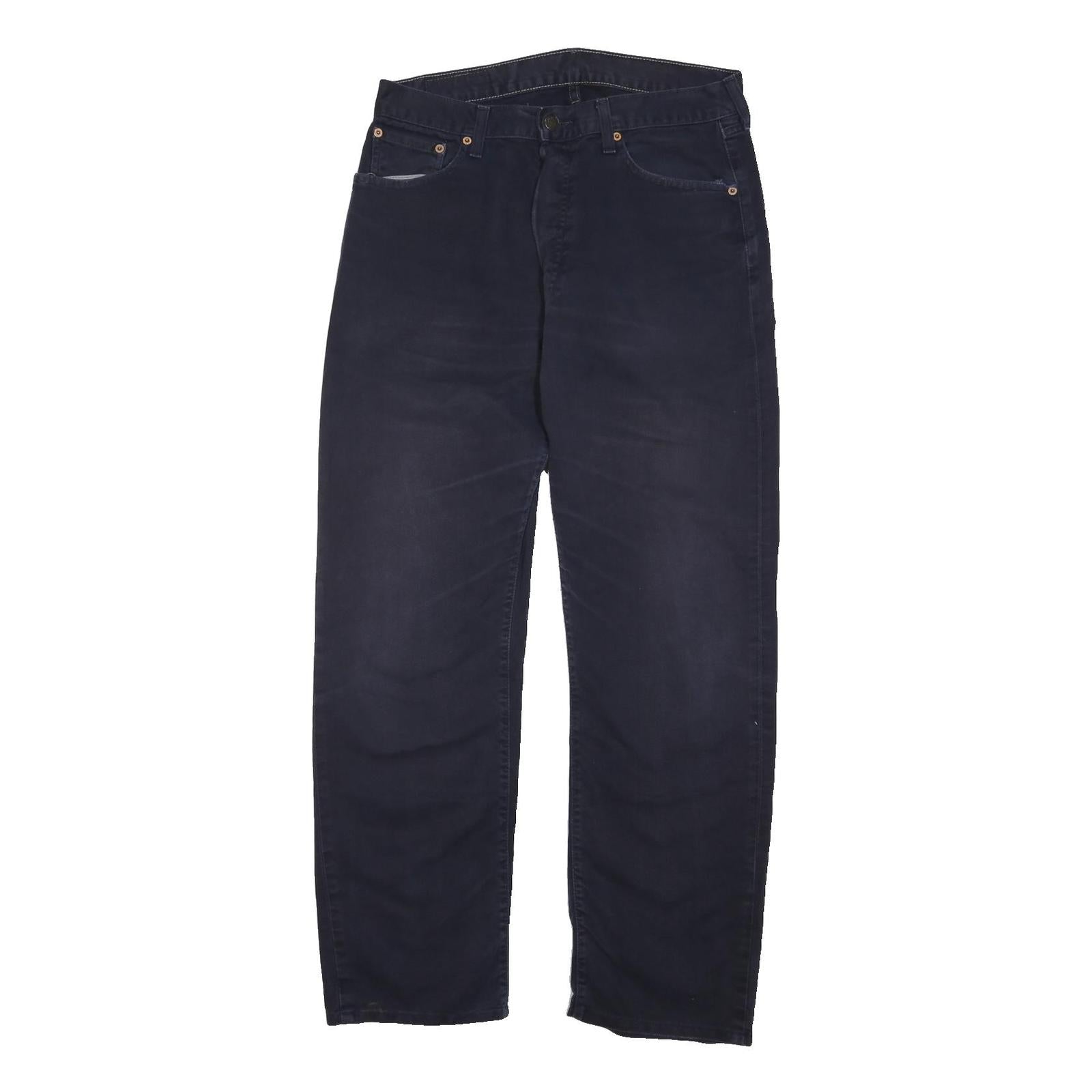 LEVI'S 551 Mens Jeans Regular Straight Denim Dark W33 L30 Classic Button Fly