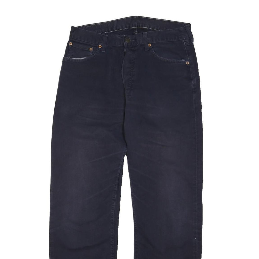 LEVI'S 551 Mens Jeans Regular Straight Denim Dark W33 L30 Classic Button Fly