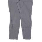 CARHARTT Womens Cotton Grey Slim Slim Fit Straight Leg Trousers W36 L30 Workwear