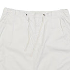 NATURAL REFLECTIONS Womens White Cotton Casual Mini Skirt Drawstring Pockets M
