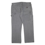 DICKIES Mens Regular Fit Grey Denim Jeans W40 L30 Workwear Zip Closure