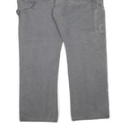 DICKIES Mens Regular Fit Grey Denim Jeans W40 L30 Workwear Zip Closure