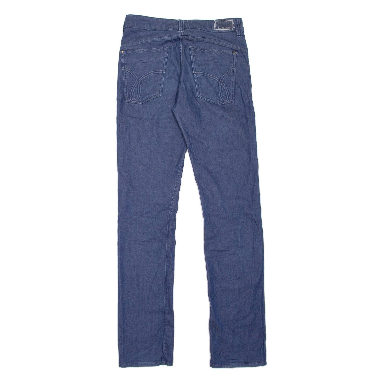 CALVIN KLEIN JEANS Body Low Rise Womens Jeans Blue Slim Skinny W28 L33