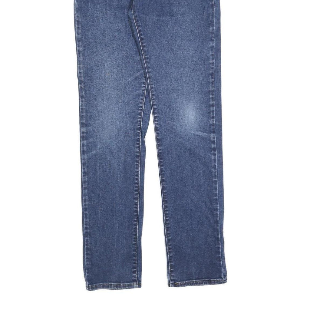 LEVI'S Womens Regular Blue Denim Classic Fit Zip Jeans W27 L30 Stylish