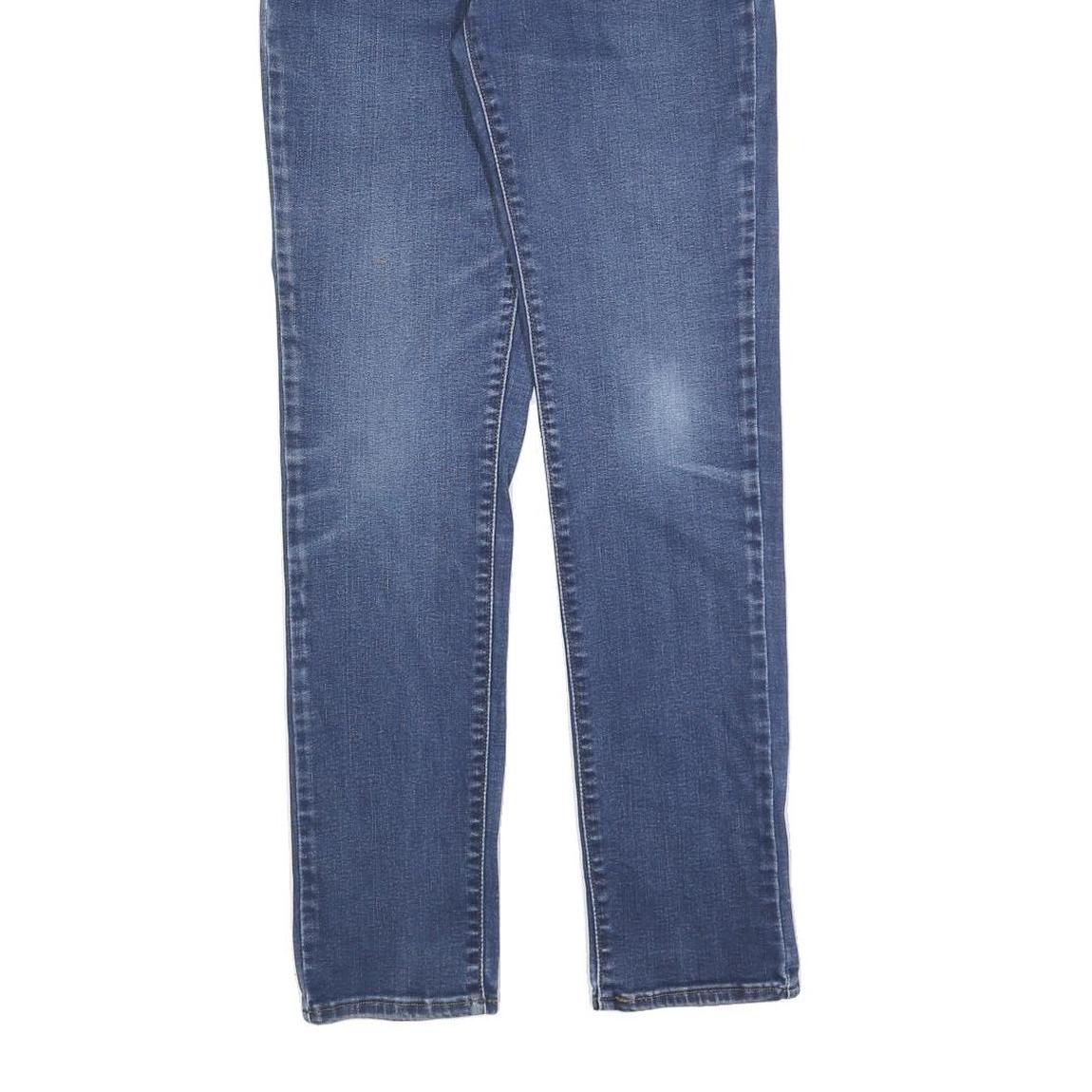 LEVI'S Womens Regular Blue Denim Classic Fit Zip Jeans W27 L30 Stylish