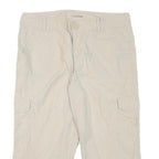 CASLON Womens Beige Casual Cargo Cotton Blend Shorts L W31 Relaxed Fit