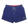 FILA Mens Shorts Blue Casual Nylon L W16 Drawstring Pockets