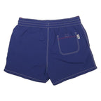 FILA Mens Shorts Blue Casual Nylon L W16 Drawstring Pockets