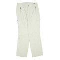 COLUMBIA Womens Polyester Blend Beige Regular Cargo Trousers W30 L32 Outdoor Zip