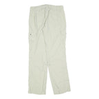 COLUMBIA Womens Polyester Blend Beige Regular Cargo Trousers W30 L32 Outdoor Zip