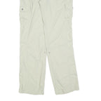 COLUMBIA Womens Polyester Blend Beige Regular Cargo Trousers W30 L32 Outdoor Zip
