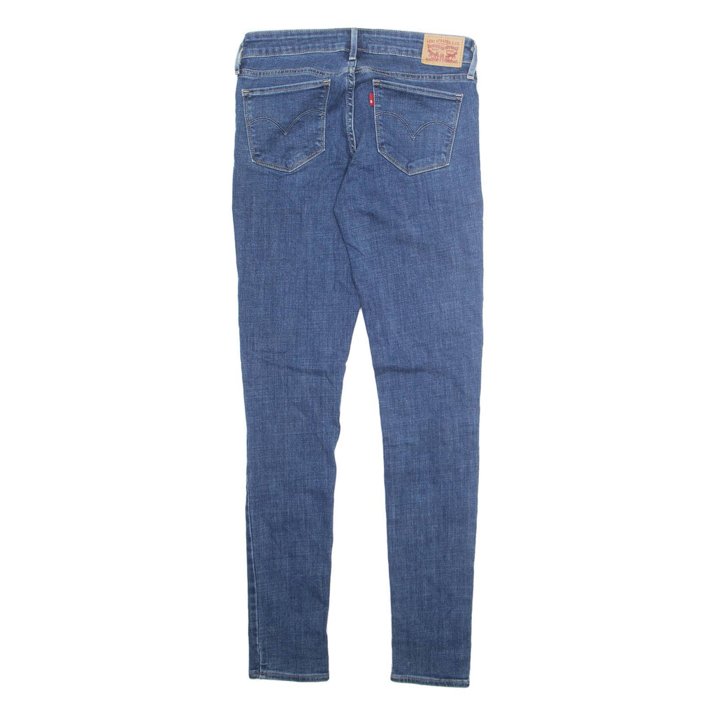 LEVI'S 711 Womens Jeans Blue Slim Skinny Stone Wash W26 L32