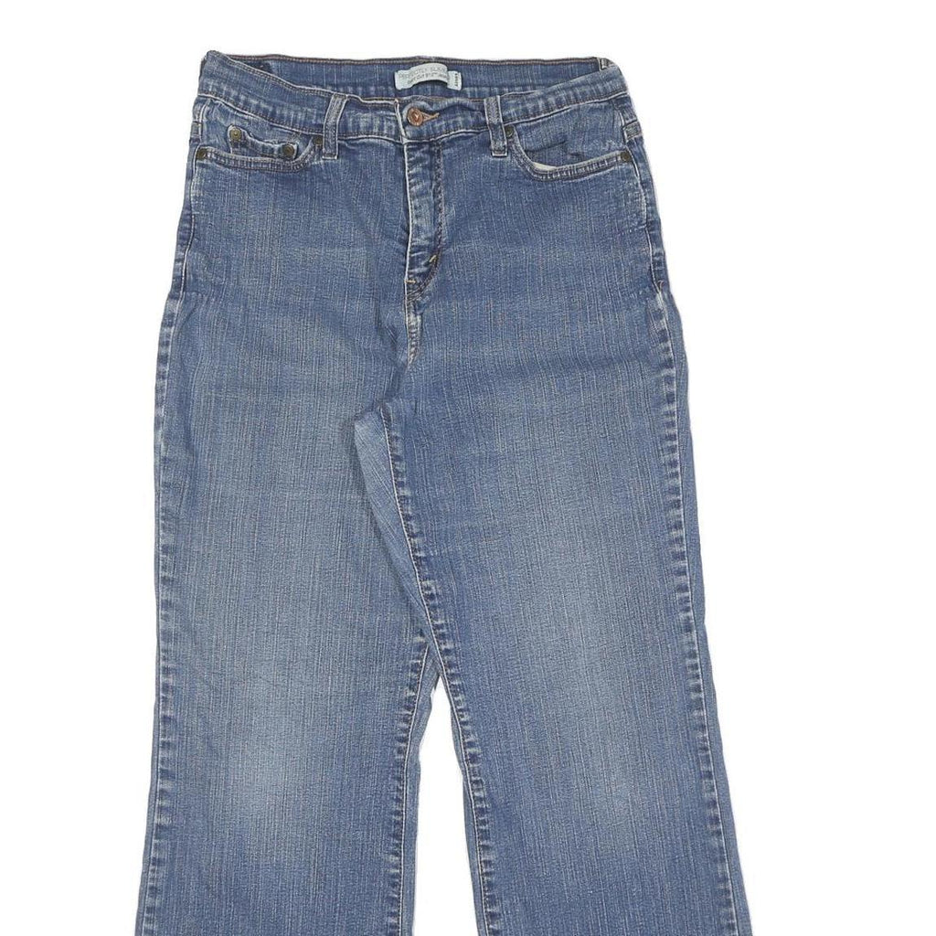 LEVI'S Womens Blue Regular Straight Denim Medium W29 L30 Jeans Classic Zip