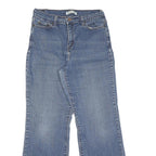 LEVI'S Womens Blue Regular Straight Denim Medium W29 L30 Jeans Classic Zip