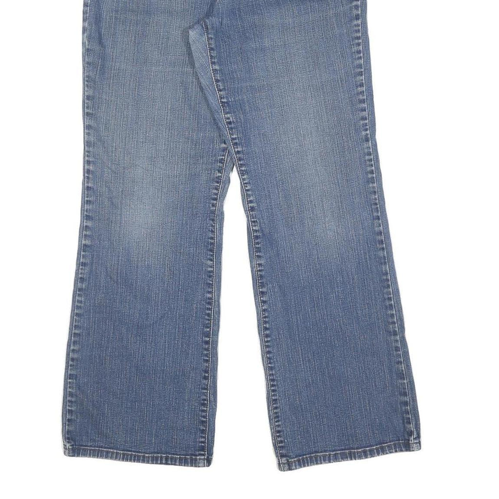 LEVI'S Womens Blue Regular Straight Denim Medium W29 L30 Jeans Classic Zip